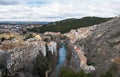 River Jucar under the hill in Cuenca, Spain