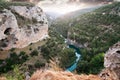 River Jucar. Ventano del Diablo. Villalba de la Sierra, Cuenca,