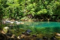 River in jungle rainforest, Khao Sok, Thailand Royalty Free Stock Photo