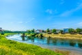 River in Karlovac, Central Croatia.