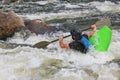 River Kayaking as extreme and fun sport.