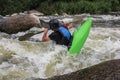 River Kayaking as extreme and fun sport.