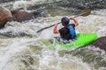 River Kayaking as extreme and fun sport.