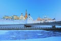 River Kazanka and Kremlin. Kazan, Tatarstan, Russia Royalty Free Stock Photo