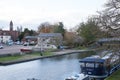 The River Kennet at Newbury, West Berkshire in the United Kingdom