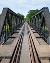 River Kwai Bridge aka Death Railway Royalty Free Stock Photo