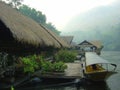 River Kwai in the early Morning Royalty Free Stock Photo