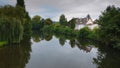 House on the banks of River La Cere Bretenoux France