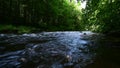 River lainsitz near weitra in the austrian region waldviertel