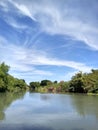 River lake clound sky tree waterways nature bluesky