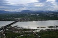 River, lakes and tundra near Norilsk metallurgical plant