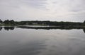 River Landscape from Kennebunkport in Maine state of USA Royalty Free Stock Photo