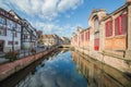 River Lauch and Little Venice in Colmar Royalty Free Stock Photo