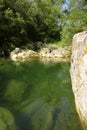 River lauquet in Corbieres, France