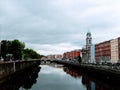 River Liffey in Dublin City, Ireland