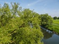 The river lippe in germany Royalty Free Stock Photo