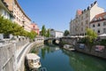 River Ljubljanica through Ljubljana