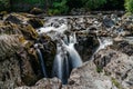 River Llugwy in Betws-y-coed Royalty Free Stock Photo