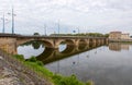 River Loire in Roanne Royalty Free Stock Photo