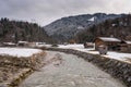 River in Loisach Valley, Garmisch-Partenkirchen
