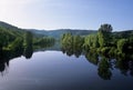 The river lot midi pyrenees france