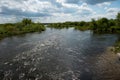 River near Goniadz in eastern Poland Royalty Free Stock Photo