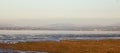 River Lune estuary from coastal path near Preesall Royalty Free Stock Photo