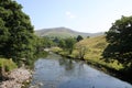 River Lune, Fell Head, near Lowgill, Cumbria Royalty Free Stock Photo