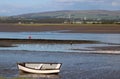 River Lune Little Egrets Glasson Dock Clougha Pike Royalty Free Stock Photo