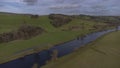 The River Lune near Lancaster in Lancashire Royalty Free Stock Photo