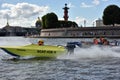 River marathon Oreshek Fortress race in St. Petersburg, Russia