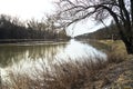 The river March in Lower Austria on the boarder to Slovakia