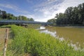 The river March in the north-east of Austria, the border to Slovakia