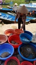 River market at Perfume Pagoda Cave