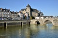 The river Mayenne at Laval in France
