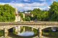 River Medway bridge Maidstone Kent UK Royalty Free Stock Photo