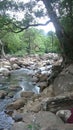 River in mee mure village Royalty Free Stock Photo