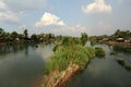 River Mekong between Don Det and Don Khon islands