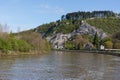 River Meuse in Belgium Ardennes Royalty Free Stock Photo