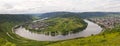 River mosel in bremm Royalty Free Stock Photo