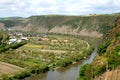 The river of Mosel near Winningen in Germany