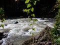 River motion at lampung indonesia