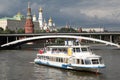 River motor ship in Moscow