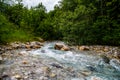 River in the mountain forest Royalty Free Stock Photo