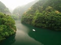 River in the mountains in Japan Royalty Free Stock Photo