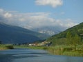 River in the mountains of Montenegro, town Plav.