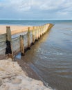 Meggies Burn river mouth. Northumberland. UK.