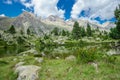 Pure nature, mountain landscape in Pyrenees Royalty Free Stock Photo