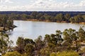 The River Murray views from the Holder Bend lookout at Waikerie in the river land South Australia on the 20th June 2020