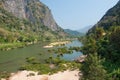 River Nam Ou near Nong Khiao in Laos